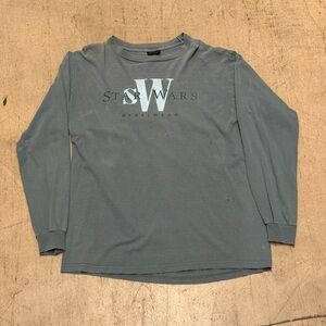 Vintage 90s Star Wars Rebelwear Skywalker Jedi Longsleeve Shirt Changes Size XL